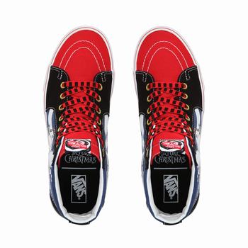 Damske Kotnikove Tenisky Vans x Disney SK8-Hi Christmastown/Nightmare VA57GBXVF